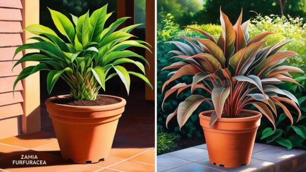 Zamia with pot & outdoor zamia - Image 3